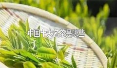 我國的十大名茶是什么，分別有哪些特點？